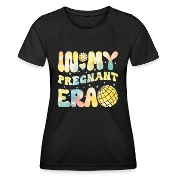 Schwangerschaft Schwanger Baby Familie Frauen - Frauen Funktions-T-Shirt - Schwarz - Vorne - AI Model Female 172 light (172cm)