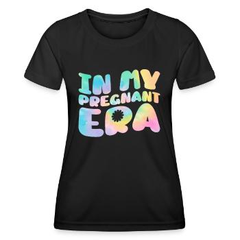 Schwangerschaft Schwanger Baby Familie Frauen - Frauen Funktions-T-Shirt - Schwarz - Vorne - AI Model Female 172 light (172cm)