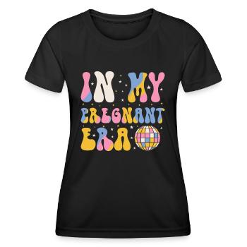 Schwangerschaft Schwanger Baby Familie Frauen - Frauen Funktions-T-Shirt - Schwarz - Vorne - AI Model Female 172 light (172cm)