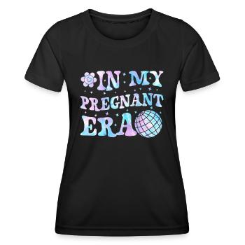 Schwangerschaft Schwanger Baby Familie Frauen - Frauen Funktions-T-Shirt - Schwarz - Vorne - AI Model Female 172 light (172cm)