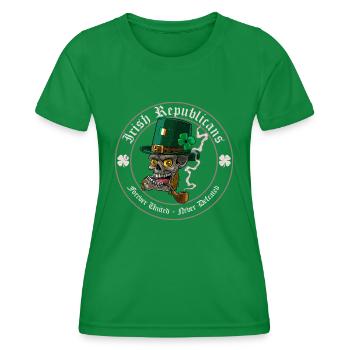 Irish Republicans - Women's Functional T-Shirt - kelly green - Front - AI Model Female 172 dark (172cm)