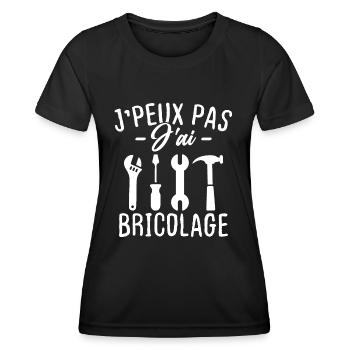 I can't I DIY - Women's Functional T-Shirt - black - Front - AI Model Female 172 light (172cm)