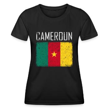 Cameroon - Women's Functional T-Shirt - black - Front - AI Model Female 172 light (172cm)