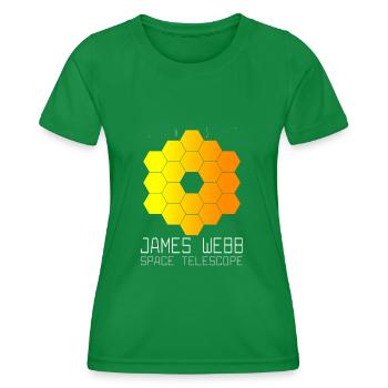 James Webb Space Teleskop - Frauen Funktions-T-Shirt - Kelly Green - Vorne - AI Model Female 172 dark (172cm)