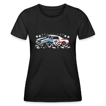 Cadeau de saison de Derby de démolition cool - T-shirt sport Femme - noir - Devant - AI Model Female 172 light (172cm)