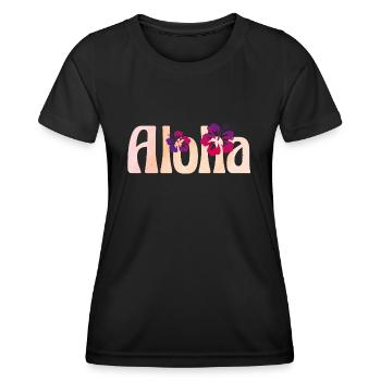 Aloha - Women's Functional T-Shirt - black - Front - AI Model Female 172 light (172cm)