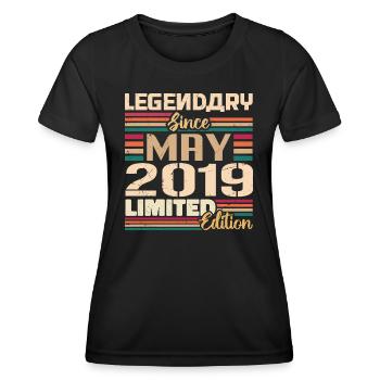 May 2019 May - Jubilee May 2019 - Women's Functional T-Shirt - black - Front - AI Model Female 172 light (172cm)