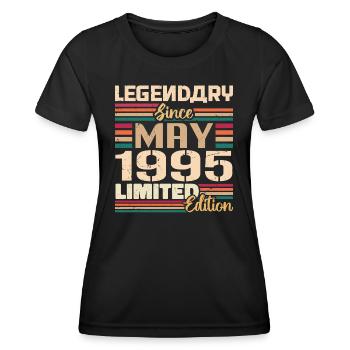 May 1995 May - Jubilee May 1995 - Women's Functional T-Shirt - black - Front - AI Model Female 172 light (172cm)