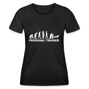 Personal Trainer - Frauen Funktions-T-Shirt - Schwarz - Vorne - AI Model Female 172 light (172cm)
