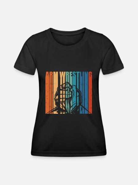 Arm wrestling - Women's Functional T-Shirt - black