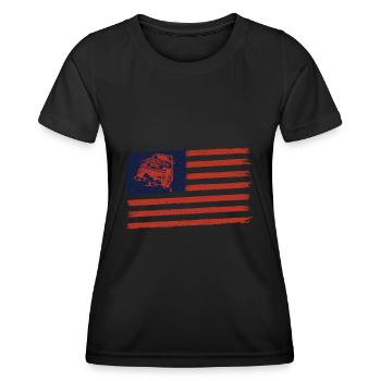 Off Roading QUAD ATV Apparel Off Road QUAD ATV - Frauen Funktions-T-Shirt - Schwarz - Vorne - AI Model Female 172 light (172cm)