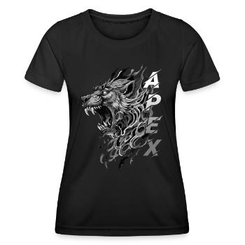 Ursprünglicher Apex-Pavian - Frauen Funktions-T-Shirt - Schwarz - Vorne - AI Model Female 172 light (172cm)