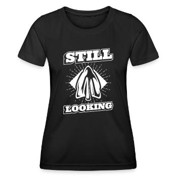Toujours à la recherche de pointes de flèches Collecte de conseils de chasse - T-shirt sport Femme - noir - Devant - AI Model Female 172 light (172cm)