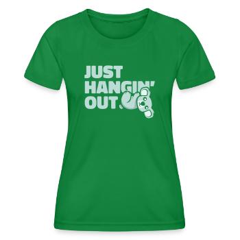 Juste traîner Koalabear Amoureux de l’eucalyptus Koala - T-shirt sport Femme - vert - Devant - AI Model Female 172 dark (172cm)