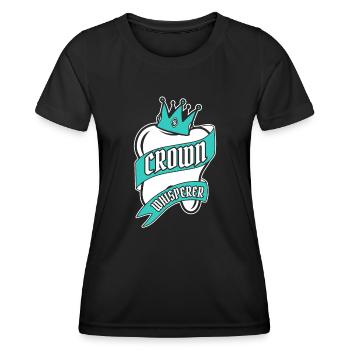 Crown Whisperer Dental Laboratory Dental Laboratory - Women's Functional T-Shirt - black - Front - AI Model Female 172 light (172cm)