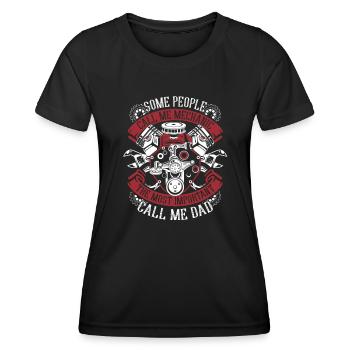 Some People Call Me Mechanic Most Important Call - Women's Functional T-Shirt - black - Front - AI Model Female 172 light (172cm)