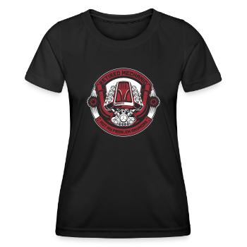 Retired Mechanic Not My Problem Anymore Kfz - Women's Functional T-Shirt - black - Front - AI Model Female 172 light (172cm)
