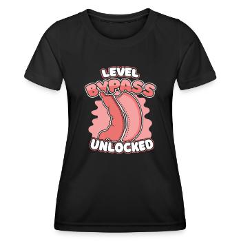 Level Bypass Unlocked Bariatric Gastric Surgeon - Women's Functional T-Shirt - black - Front - AI Model Female 172 light (172cm)