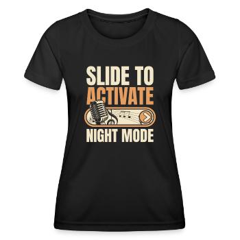 Faites glisser pour activer le mode nuit Opera House Lover - T-shirt sport Femme - noir - Devant - AI Model Female 172 light (172cm)