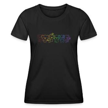 Koala LGBT Rainbow Koalabear Eucalyptus Lover - Women's Functional T-Shirt - black - Front - AI Model Female 172 light (172cm)