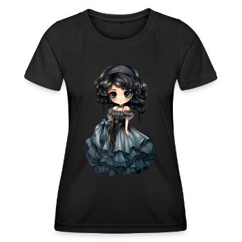 Dollie Gothic - Women's Functional T-Shirt - black - Front - AI Model Female 172 light (172cm)