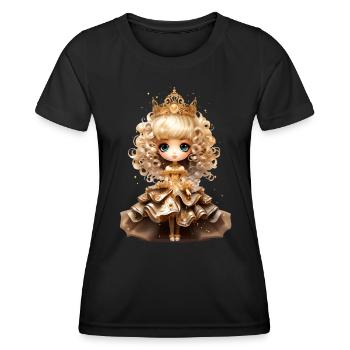 Dollie Gold - Women's Functional T-Shirt - black - Front - AI Model Female 172 light (172cm)