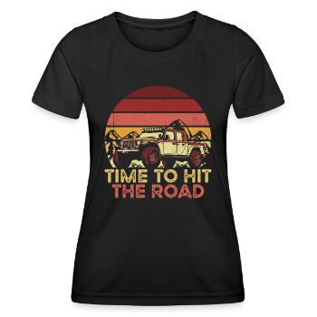 Kfz-Mechatroniker Autowerkstatt Werkstatt Auto - Frauen Funktions-T-Shirt - Schwarz - Vorne - AI Model Female 172 light (172cm)