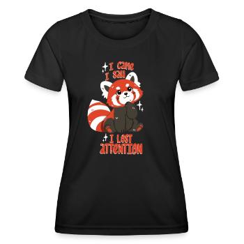 ADHS - Frauen Funktions-T-Shirt - Schwarz - Vorne - AI Model Female 172 light (172cm)
