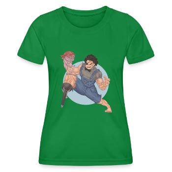 Pigarm Pirate - Frauen Funktions-T-Shirt - Kelly Green - Vorne - AI Model Female 172 dark (172cm)