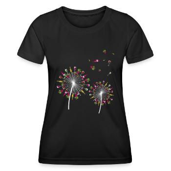Wine Red Wine Wine Glass Wine Festival White Wine Gift - Women's Functional T-Shirt - black - Front - AI Model Female 172 light (172cm)