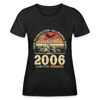 Great since 2006 - Women's Functional T-Shirt - black - Front - AI Model Female 172 light (172cm)