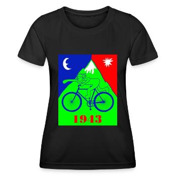 Lsd Trip Acid Droge Drogen Halluzinogen Geschenk - Frauen Funktions-T-Shirt - Schwarz - Vorne - AI Model Female 172 light (172cm)