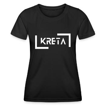 Crete - Women's Functional T-Shirt - black - Front - AI Model Female 172 light (172cm)