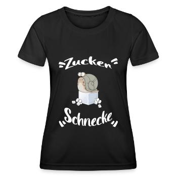 zuckerschnecke candy girl - Frauen Funktions-T-Shirt - Schwarz - Vorne - AI Model Female 172 light (172cm)