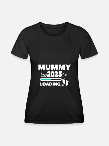 Mummy 2025 - Frauen Funktions-T-Shirt - Schwarz