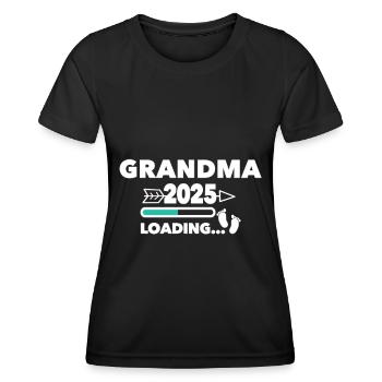 Granmpa 2025 - Frauen Funktions-T-Shirt - Schwarz - Vorne - AI Model Female 172 light (172cm)