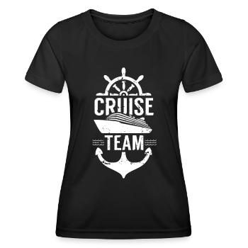 Captain cruises cruise team crusaders - Women's Functional T-Shirt - black - Front - AI Model Female 172 light (172cm)