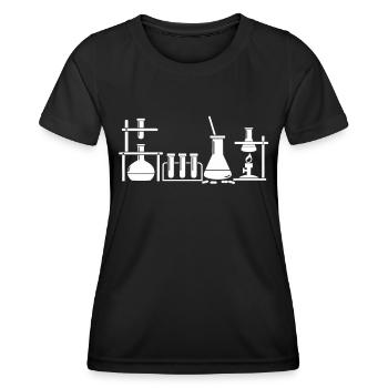 Chemist - Women's Functional T-Shirt - black - Front - AI Model Female 172 light (172cm)