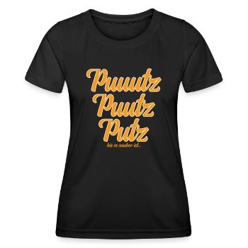 Cleaning Cleaning Cleaning like a cleaning fairy - Women's Functional T-Shirt - black - Front - AI Model Female 172 light (172cm)