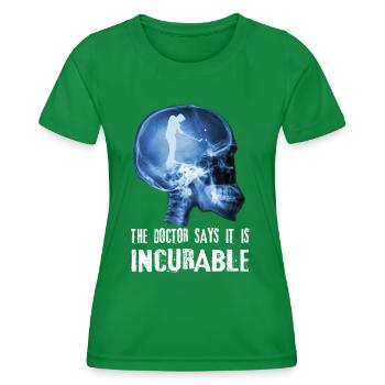 Golf Le docteur dit que c'est incurable - T-shirt sport Femme - vert - Devant - AI Model Female 172 dark (172cm)