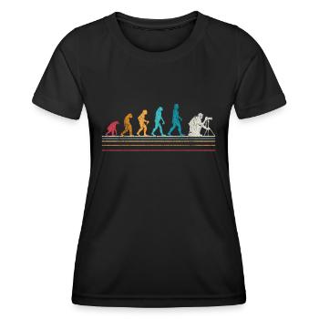 Fotograf Evolution - T-shirt sport Femme - noir - Devant - AI Model Female 172 light (172cm)