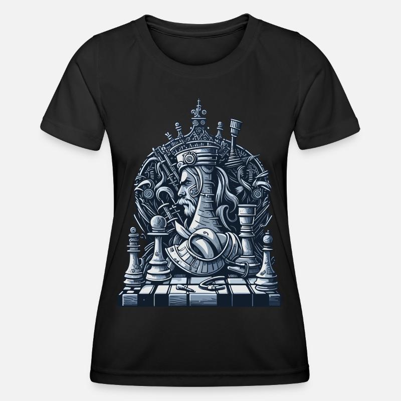 Chessboard - Women's Functional T-Shirt - black