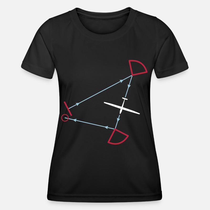 glider competition - Women's Functional T-Shirt - black