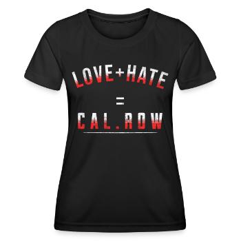 Cadeau pour sportif Workout WOD Musculation Sport - T-shirt sport Femme - noir - Devant - AI Model Female 172 light (172cm)