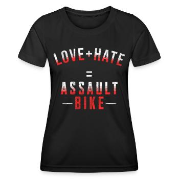 Cadeau pour sportif Workout WOD Musculation Sport - T-shirt sport Femme - noir - Devant - AI Model Female 172 light (172cm)