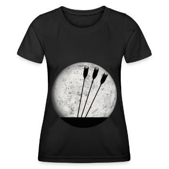 Archery archer archery gift arrows - Women's Functional T-Shirt - black - Front - AI Model Female 172 light (172cm)