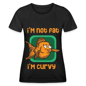 Poisson Rouge Poisson Poisson Poissons Poissons Carpes - T-shirt sport Femme - noir - Devant - AI Model Female 172 light (172cm)