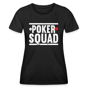 Poker - T-shirt sport Femme - noir - Devant - AI Model Female 172 light (172cm)