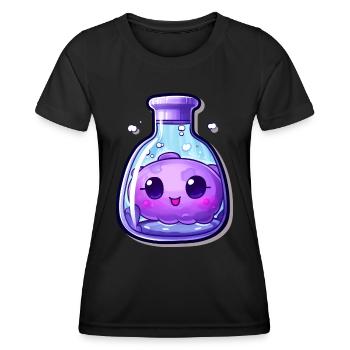 Cute Kawaii Potion - Women's Functional T-Shirt - black - Front - AI Model Female 172 light (172cm)