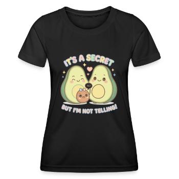 Secret sucré de la famille de l’avocat - T-shirt sport Femme - noir - Devant - AI Model Female 172 light (172cm)